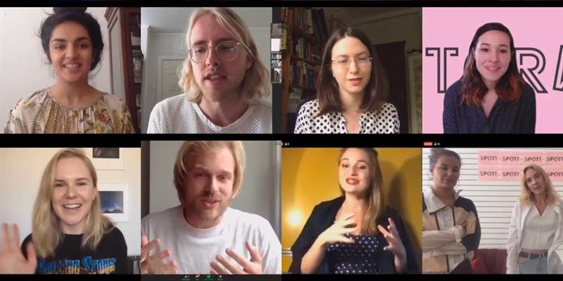 Bild från Screen Talent Europe Pitching Forum 2020