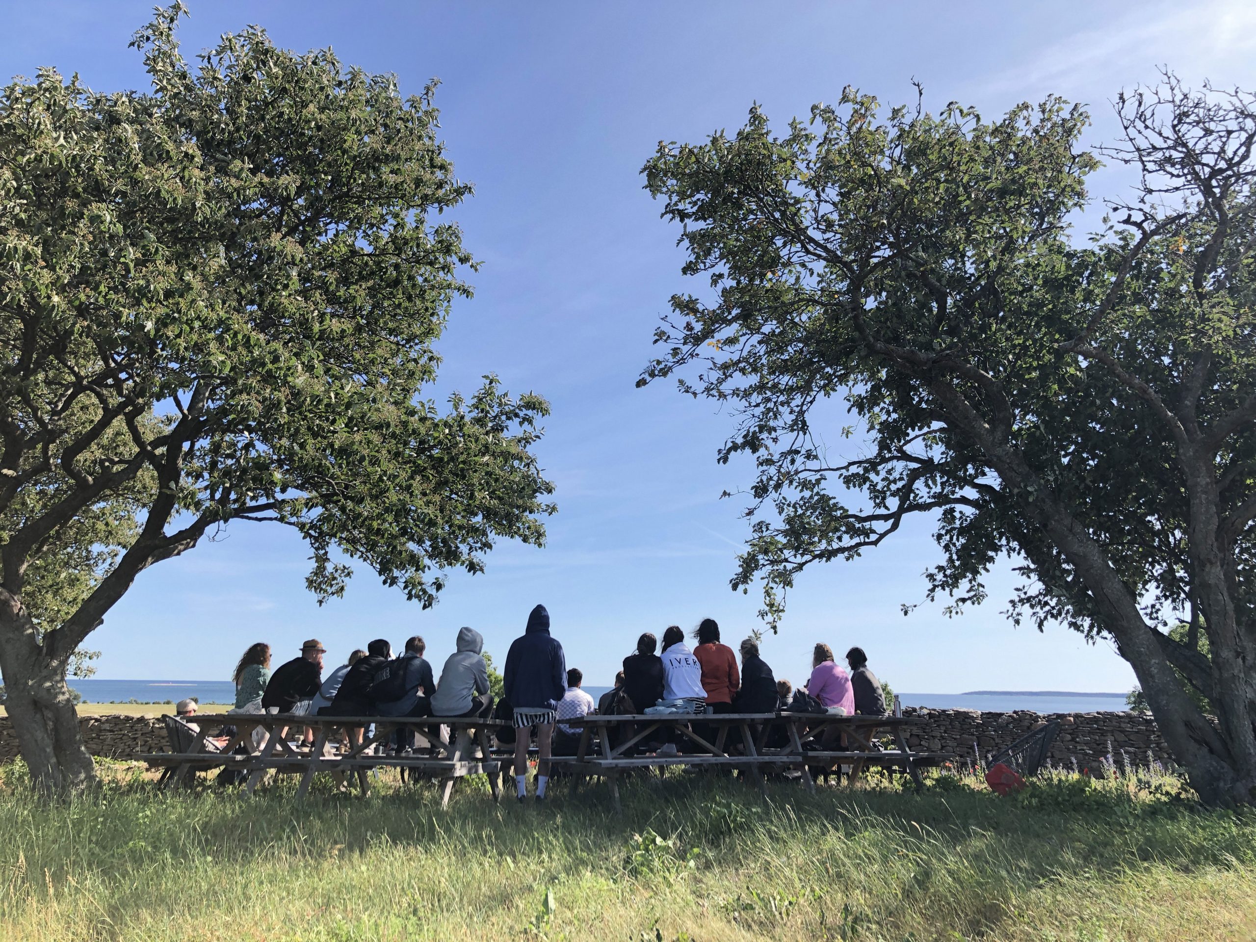 Filmsamtal på Fårö. Foto: Ville Jegerhjelm/Film på Gotland