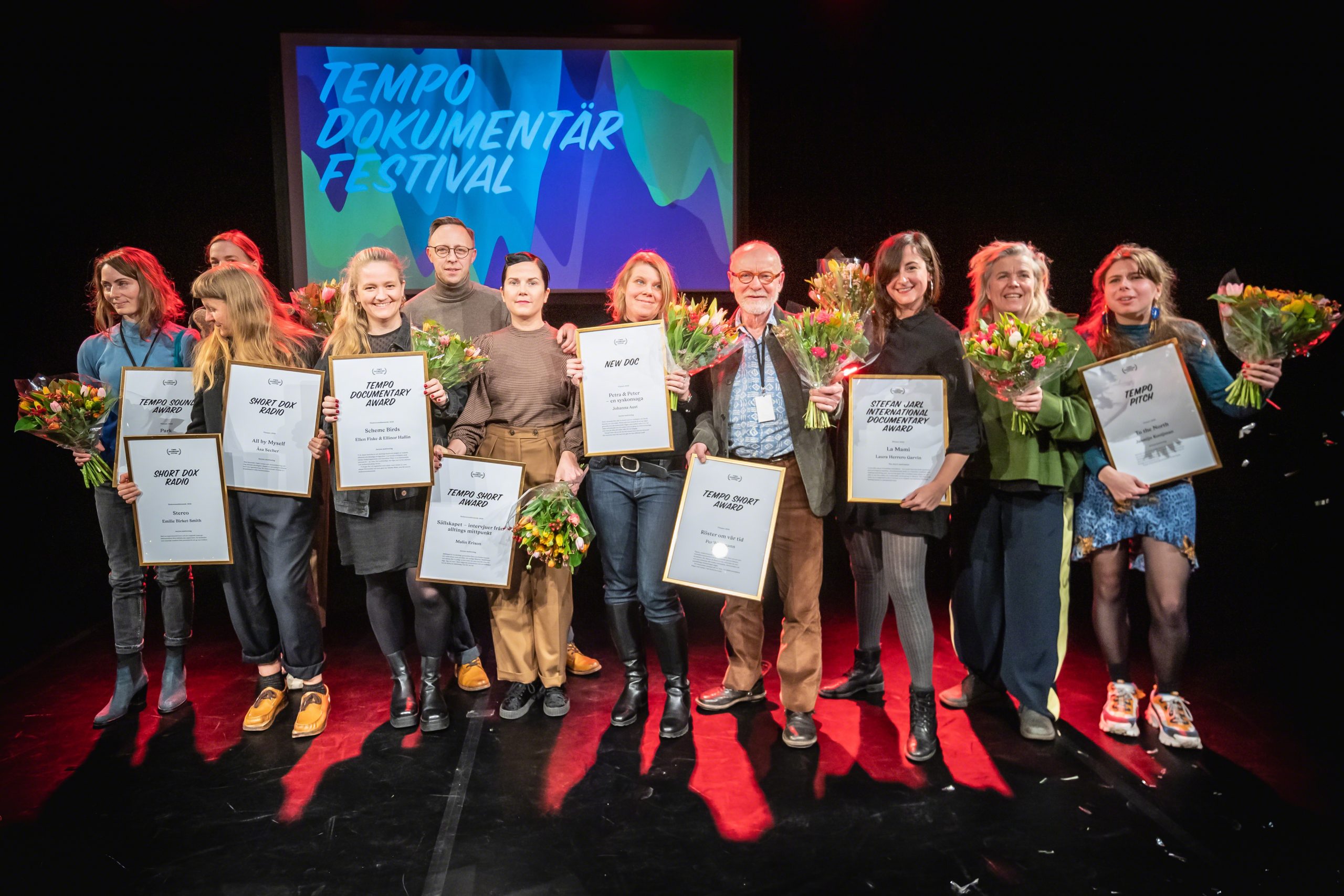 Tidigare vinnare på Tempo dokumentärfestival.