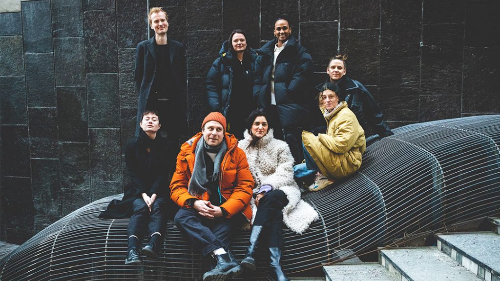 Gruppbild på deltagarna i Film Stockholm Debut 2022.